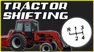 How to Shift a Belarus Tractor [upl. by Aihtnamas]