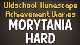 Morytania Hard Achievement Diary Guide  Oldschool Runescape [upl. by Eelhsa]