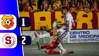 HEREDIANO PIERDE 2  1 ANTE SAPRISSA POR LA FINAL IDA LIGA PROMERICA  REY DEPORTIVO [upl. by Blakely]