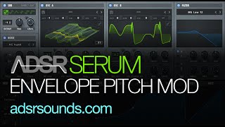 Serum Tutorial  Envelope Modulation Pitch Trick [upl. by Lamrej603]