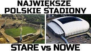 Jak zmieniły się POLSKIE STADIONY  część 2 JAGIELLONIA LEGIA WISŁA LECHIA LECH ŚLĄSK NARODOWY [upl. by Aronel]