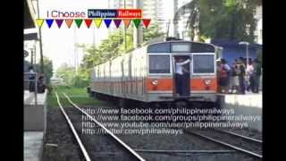 Philippine Railways PNR EMU 203 passing Pasay Road Station [upl. by Ebaj]