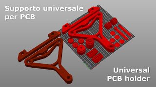 Supporto universale per circuiti stampati  Universal PCB holder [upl. by Dalury767]