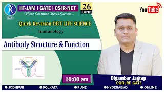 Immunology Antibody Structure amp Function [upl. by Arrimat]