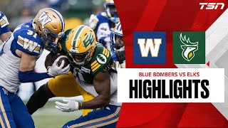 CFL WEEK 16 Winnipeg Blue Bombers vs Edmonton Elks FULL HIGHLIGHTS [upl. by Nailluj]