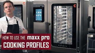 How to use cooking profiles in the Convotherm maxx pro combi oven [upl. by Nomrah992]