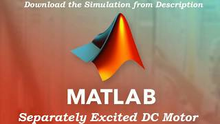 Separately Excited DC motor MATLAB Simulation  MATLAB HELP Tech Support [upl. by Atinit]