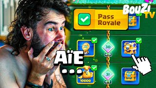 JE FAIS UNE GROSSE ERREUR SUR MON OPENING DE RECOMPENSES CLASH ROYALE [upl. by Ellahcim]