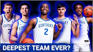 Could this be one of the deepest Kentucky basketball teams off all time  Kentucky Wildcats Podcast [upl. by Atsuj]