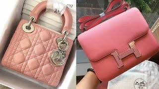 Los bolsos más bonitos del mundo 👜  tendencias carteras de moda firmas 2018  vídeo unboxing [upl. by Nyrok]