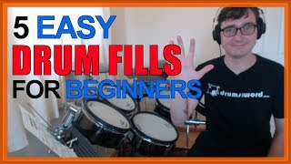 5 Easy Drum Fills for Beginners Every Drummer Should Know  wwwDrumsTheWordcom [upl. by Jermaine]