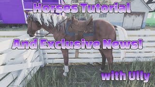 Ranch Simulator Tutorial 10 Horses [upl. by Ylekalb]