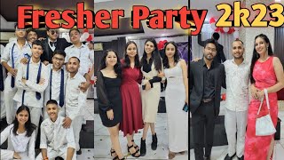 Fresher Party 2k23  Uttarakhand Ayurved University Gurukul College fresherparty [upl. by Alyosha]