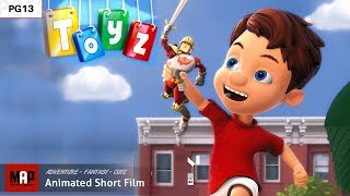 Cute CGI 3d Animated Short Film  TOYZ  Animation by IsArt Digital Team PG13 [upl. by Nonnel]