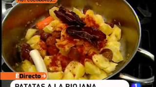 Primera receta de Patatas a la riojana ED [upl. by Rediah]