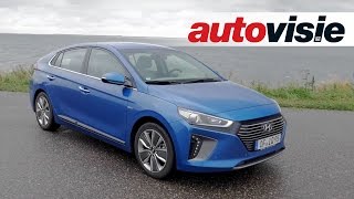 Review New Hyundai Ioniq Hybrid  by Autovisie TV [upl. by Balliett]