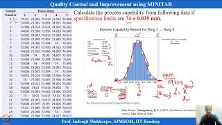 Lecture 13 Process Capability Index [upl. by Paul]