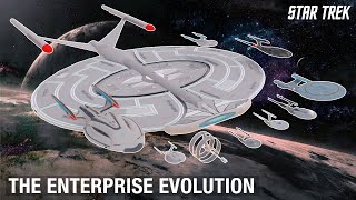 Star Trek The Evolution of the USS Enterprise AJ [upl. by Nohtan40]