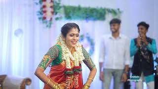 Ramuloo Ramulaa  Couple Dance  Kerala Wedding  Pradeep ❤️ Chaitra [upl. by Orville596]