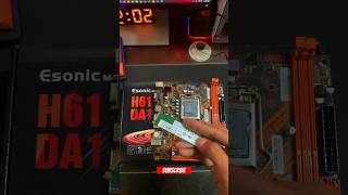 Esonic h61 motherboard support NvME SSD  pc gaming bangladesh [upl. by Karlan268]