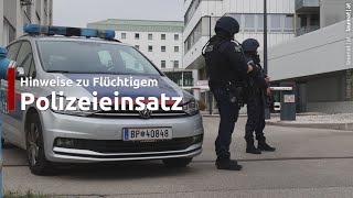 Schwer bewaffnet Polizei nach Hinweis zu Doppelmord im Mühlviertel auch in WelsNeustadt im Einsatz [upl. by Arluene]