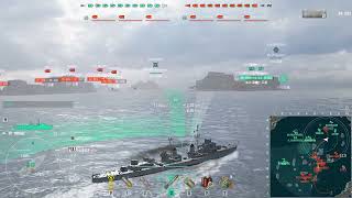 World of Warships  Orage in Mode Shuffle  146k spotting damage [upl. by Nnayram686]