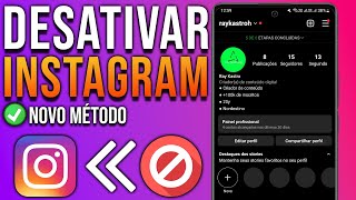 COMO DESATIVAR SUA CONTA DO INSTAGRAM  ATUALIZADO [upl. by Heid]