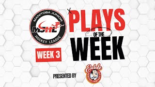 MJHL Plays of the Week  202425 Week 3 [upl. by Thadeus726]