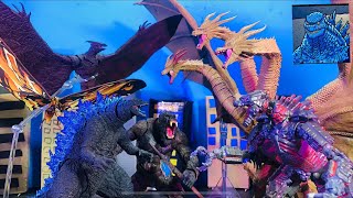 Legendary Godzilla and Kong vs king ghidorah and mecha Godzilla vs rodan vs mothra epic battle [upl. by Urbanna530]