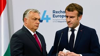 RechtsstaatsStreit der EU mit Ungarn Macron zeigt Orban klare Kante [upl. by Lashond]