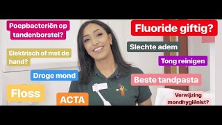 10 meest gestelde vragen aan de mondhygiënist [upl. by Aleuname815]