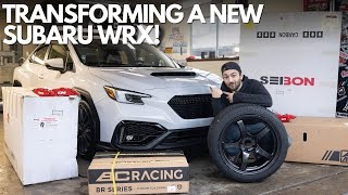 Completely Transforming a Brand New Subaru WRX [upl. by Corkhill]