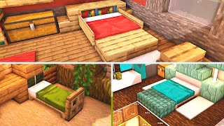 11 Minecraft Bedroom Design Ideas to Build for Your House Tutorial [upl. by Earvin830]