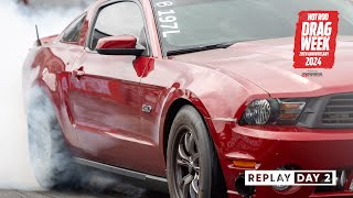 Day 2  HOT ROD Drag Week 2024 Livestream REPLAY [upl. by Gracye]