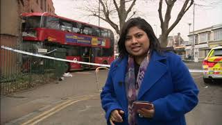 Highams Park Bus Crash  Bhavani Vadde reports 2512022 [upl. by Aihsas]