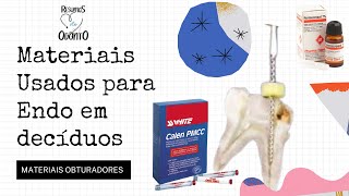 HIDRÓXIDO DE CÁLCIO  FORMOCRESOL DILUÍDO  GLUTERALDEÍDO  Materiais Obturadores em decíduos 🦷 [upl. by Enyamrahc]