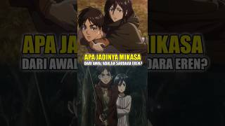 Jika Mikasa amp Eren Saudara shingekinokyojin attackontitan eren mikasa shorts [upl. by Gnouhc]