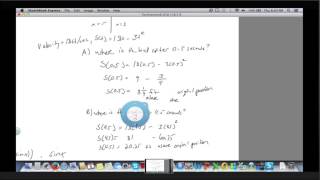 Calculus Position velocity and acceleration [upl. by Marquet]