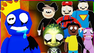 O BABÃO AZUL FOI CORROMPIDO NAS BACKROOMS DO ROBLOX MORPHS  Ovini Star [upl. by Eimmij783]