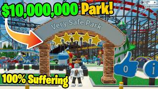 Noob With 10000000 Builds Best Theme Park Theme Park Tycoon 2 [upl. by Walli]