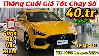 Giá Xe MG MG5 Luxury Bản Cao Cấp Nhất Lăn Bánh Giá Tốt Nhất Phân Khúc Sedan hạng C  Giá Xe Việt [upl. by Leahcimnaes]