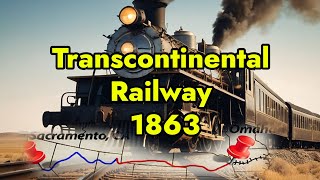 Building the Iron HorseTranscontinental Railroad Begins in 1863 US History [upl. by Zehc]