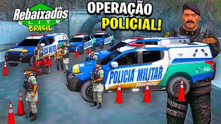 VIREI POLICIAL POR UM DIA NO REBAIXADOS ELITE BRASIL [upl. by Terrel]