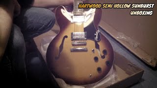 Hartwood Revival Semi Hollow Guitar Unboxing And Demo [upl. by Renfred85]