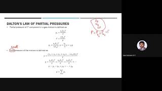 Lecture 22 Ideal Gas Mixtures Part 1 [upl. by Ydnac]