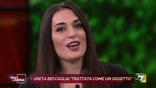 Greta Beccaglia commenta le parole del tifoso che lha molestata in diretta Tv quotSembra [upl. by Pudendas]