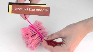 How To Make A Quick amp Fast Wool Pom Pom  the littlecraftybugs company [upl. by Onaivatco931]