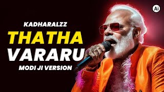 Thatha Vararu Song  Modi Version  Modi Ai  Modi Version  Kadharalzz  Indian 2 Thatha Song  BJP [upl. by Ahselrak]