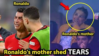 Cristiano Ronaldos Mother Broke Down in Tears After Ronaldo Missed Penalty Miss vs Slovenia [upl. by Landau]