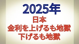 2025年 日本 金利を上げるも地獄 下げるも地獄 [upl. by Pearle]